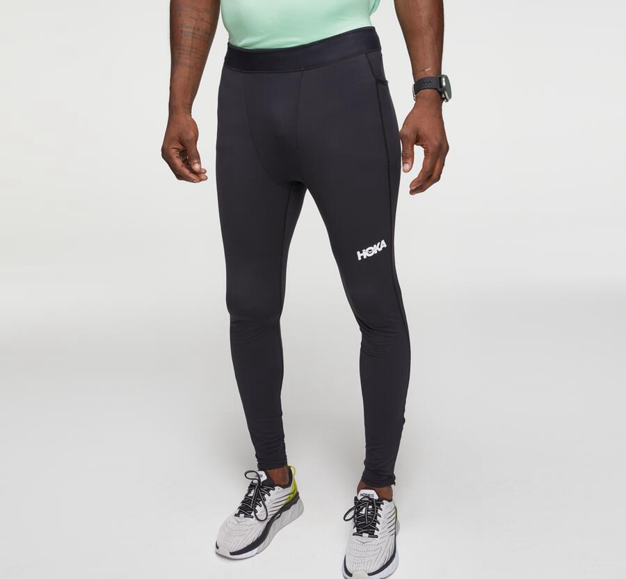 Calça Hoka One One Masculino Pretas - Performance Full Length Tight - 976-FTUJCN